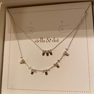 Stella & Dot Delicate Petal Necklace